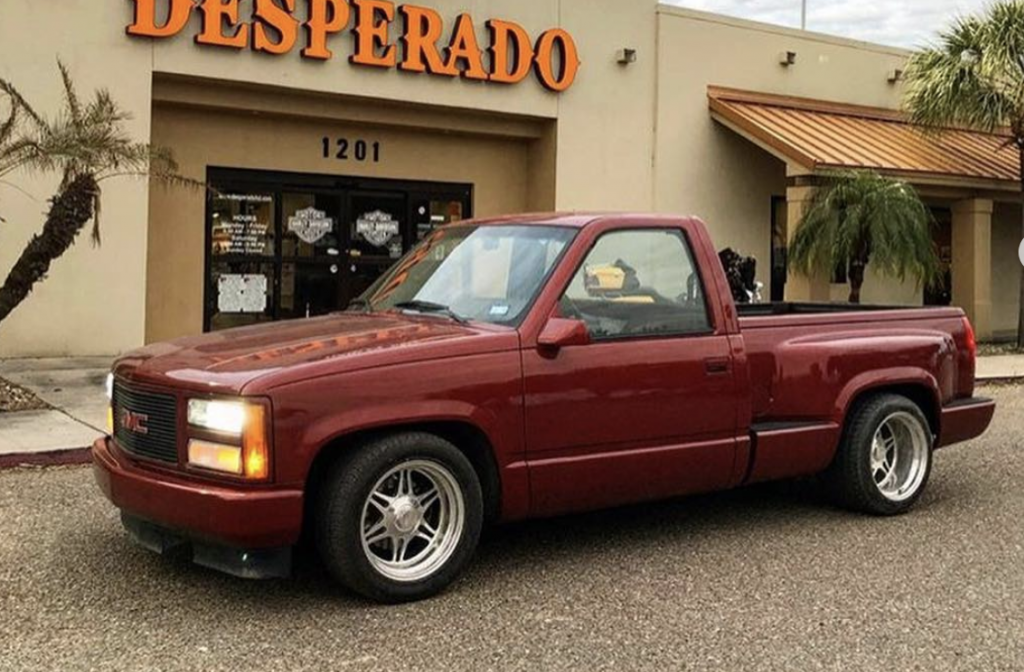 Lowered Stepside GMC C1500 Pickup Truck - Aldan American