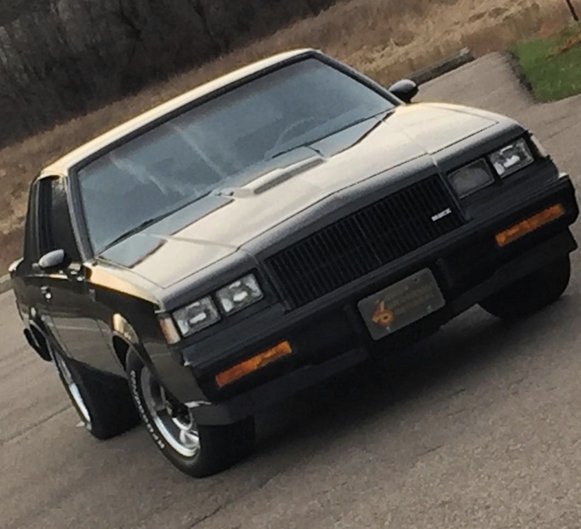 Black Buick Grand National G-Body Front End Pic