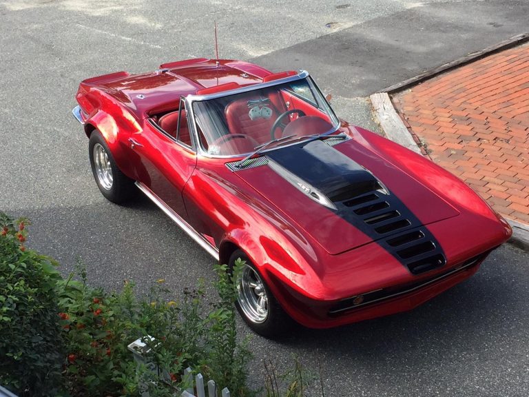 corvette with big wheels