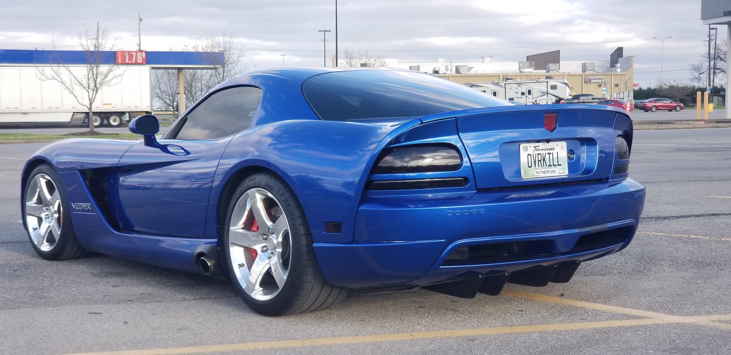 Dodge Viper Rear End with Coilovers
