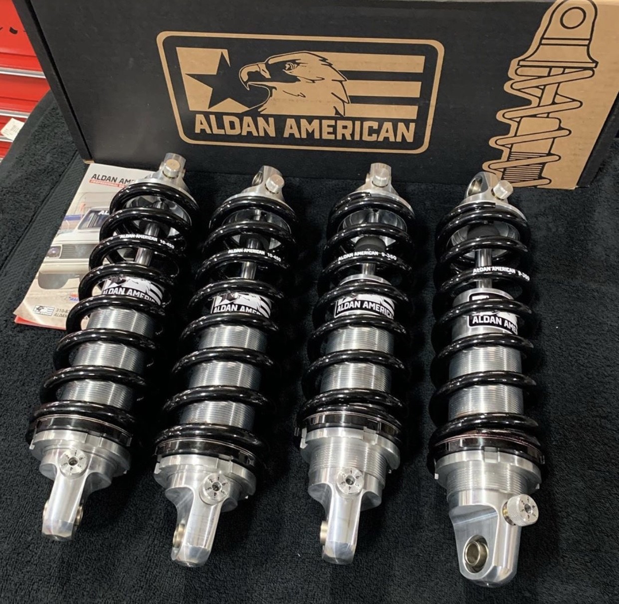 Aldan Double Adjustable Coilover Shocks and Springs 