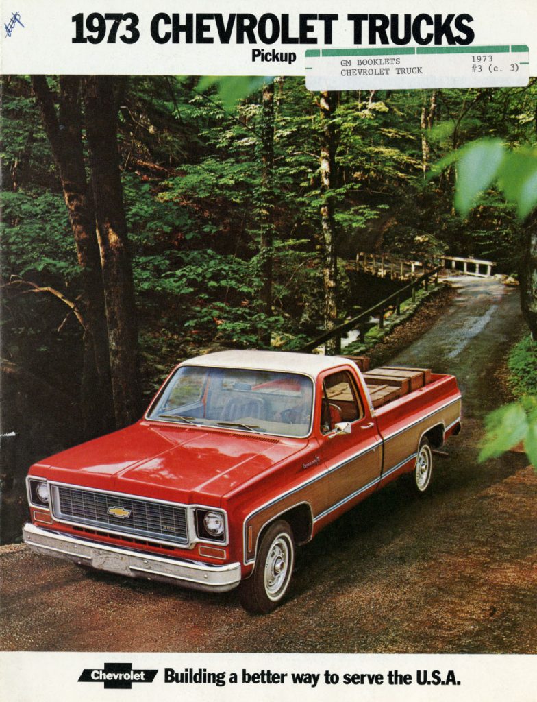 1973 Chevrolet Truck El Camino Sales Brochure 