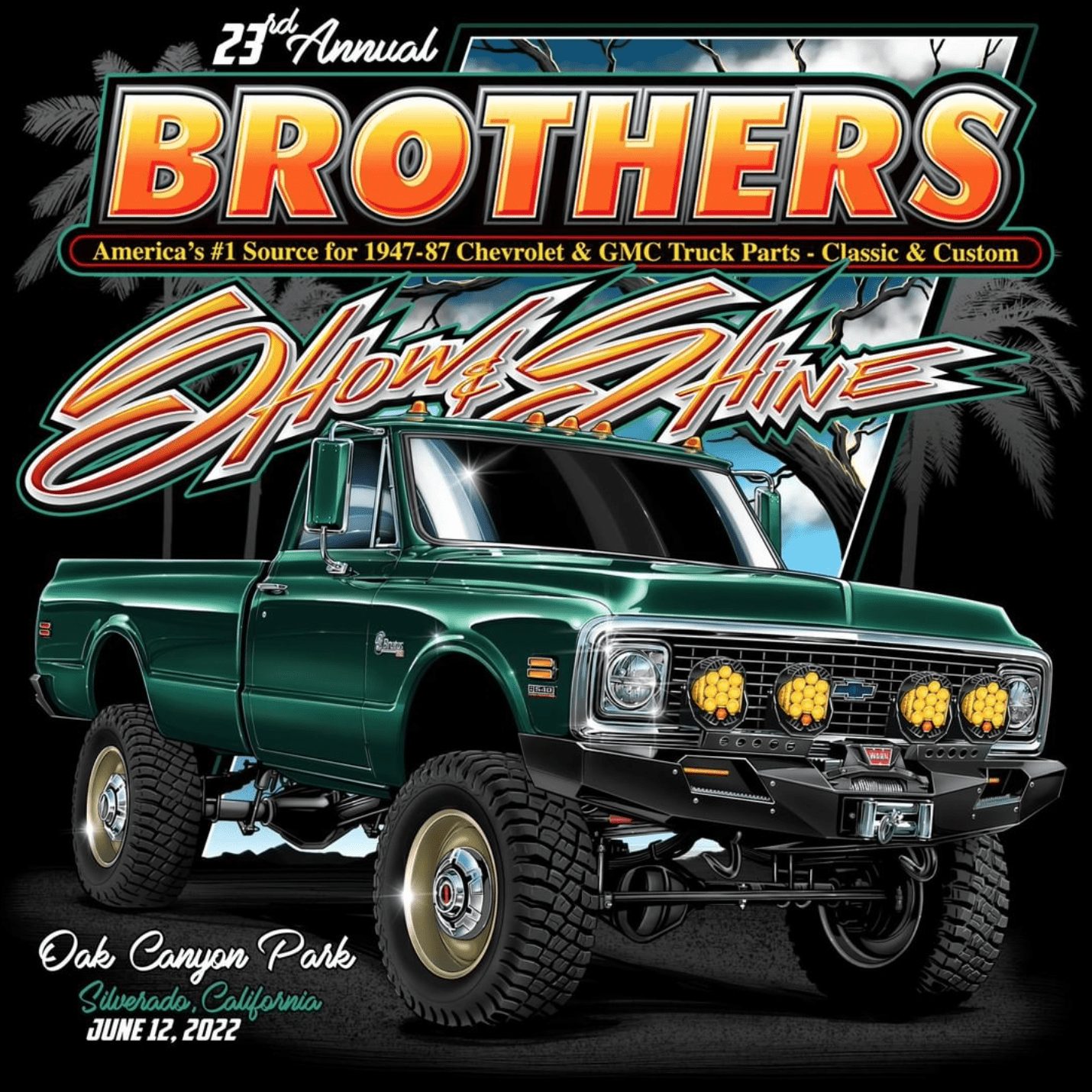 2022 Brother’s Truck Show June 12 Aldan American