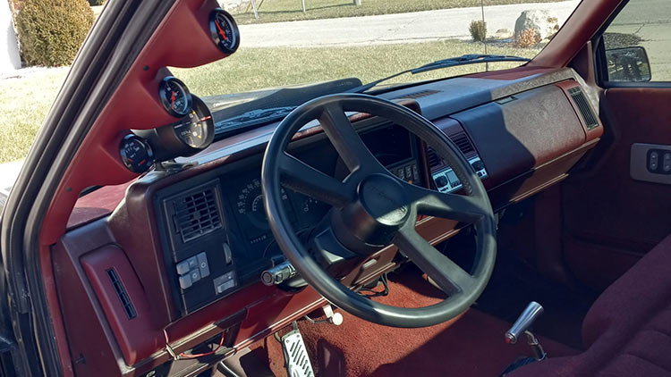 1993 chevy silverado interior