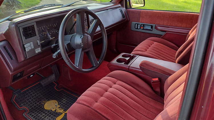 1993 chevy silverado interior