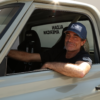 Aldan American, Eagle logo, Flex-Fit Cap, White Emb. On Navy Cap - Image 2