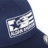 Aldan American, Eagle logo, Flex-Fit Cap, White Emb. On Navy Cap - Image 4