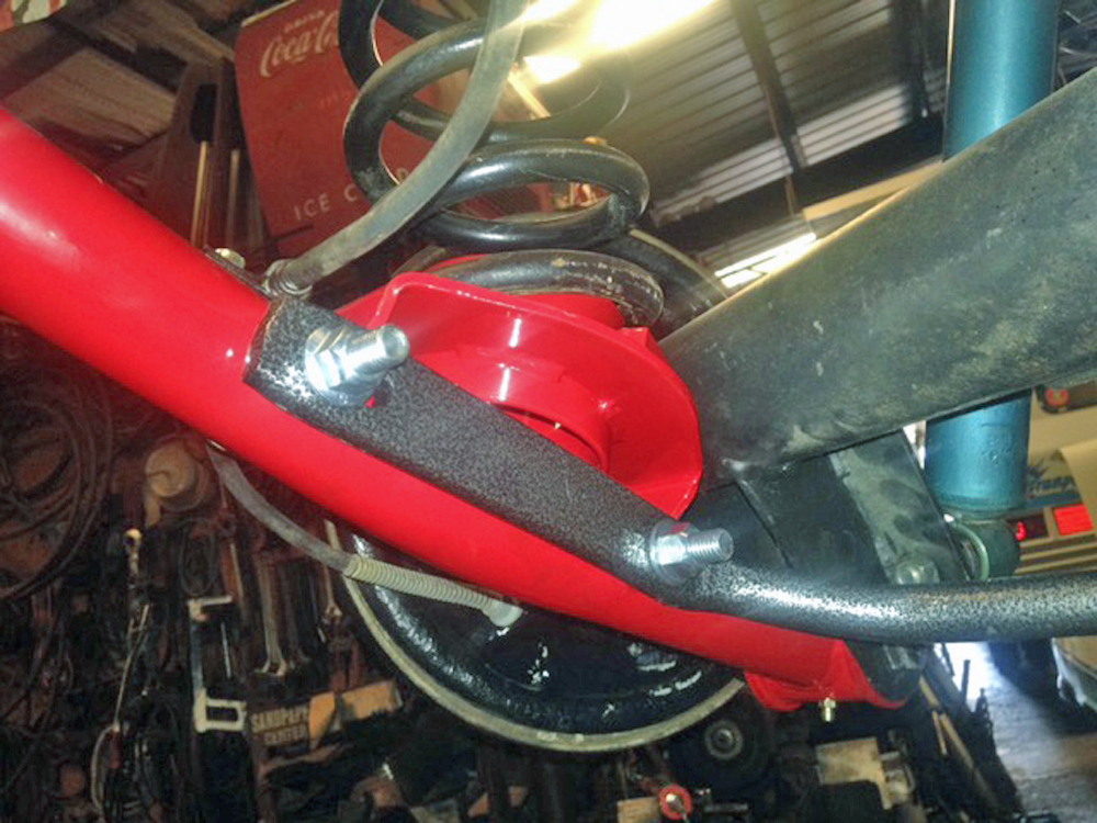 7/8" Solid 4140 Chrome Moly Rear Sway Bar, 1959-1964 Chevrolet B-Body, Black - 1959-1960 Chevrolet El Camino - Image 3
