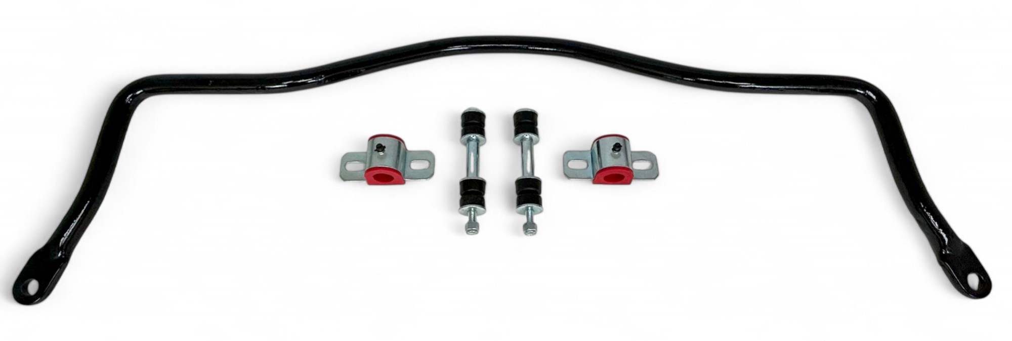 7/8" Solid Rear Sway Bar, Poly End Links, 1982-2002 GM F-Body, Gloss Black - 1982-2002 Pontiac Firebird
