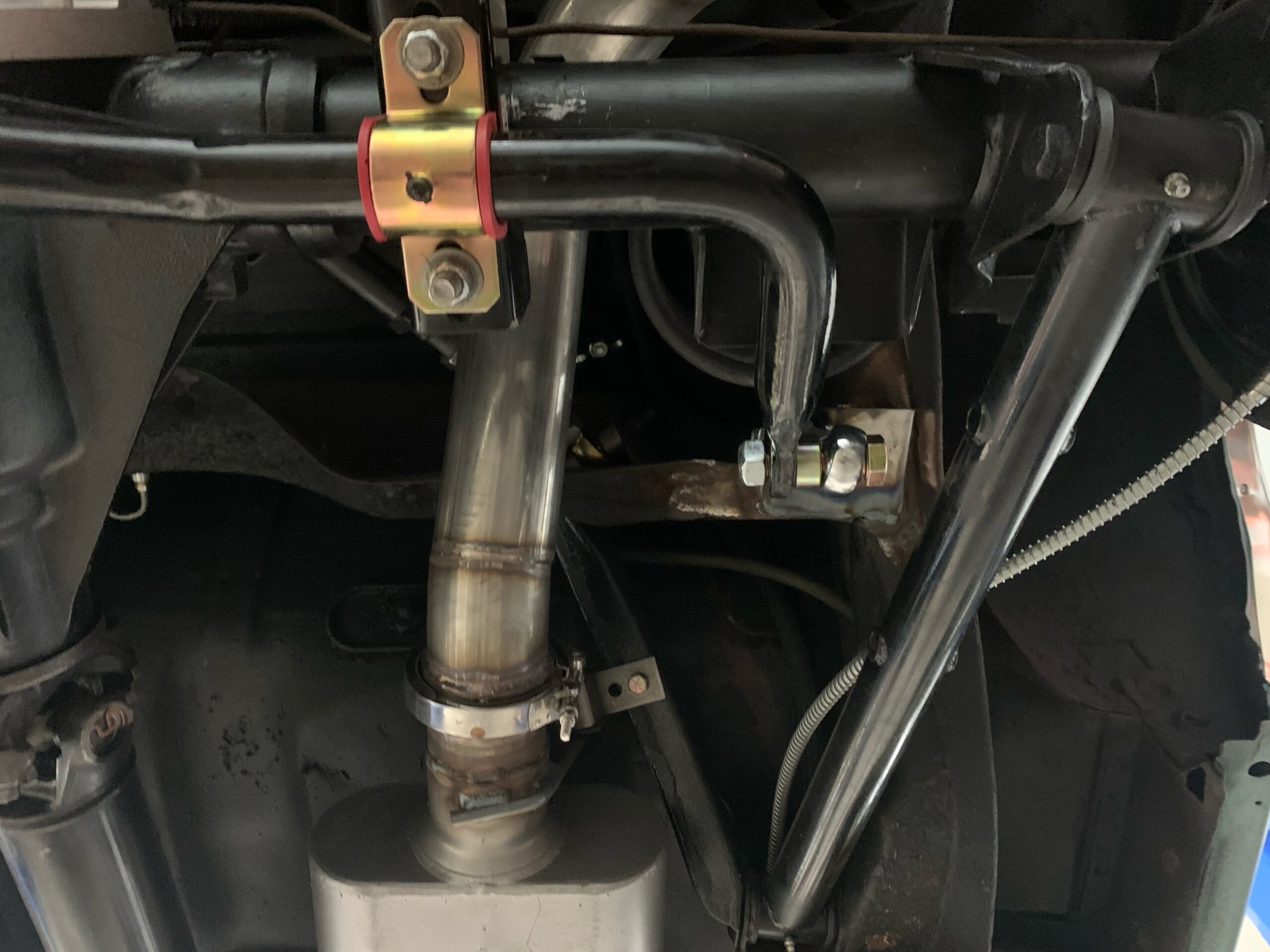Pro-Series Rear Drag Sway Bar, 3.00" Axle Tubes, 1964-1967 GM A-Body, Black - 1964-1967 Pontiac LeMans - Image 3