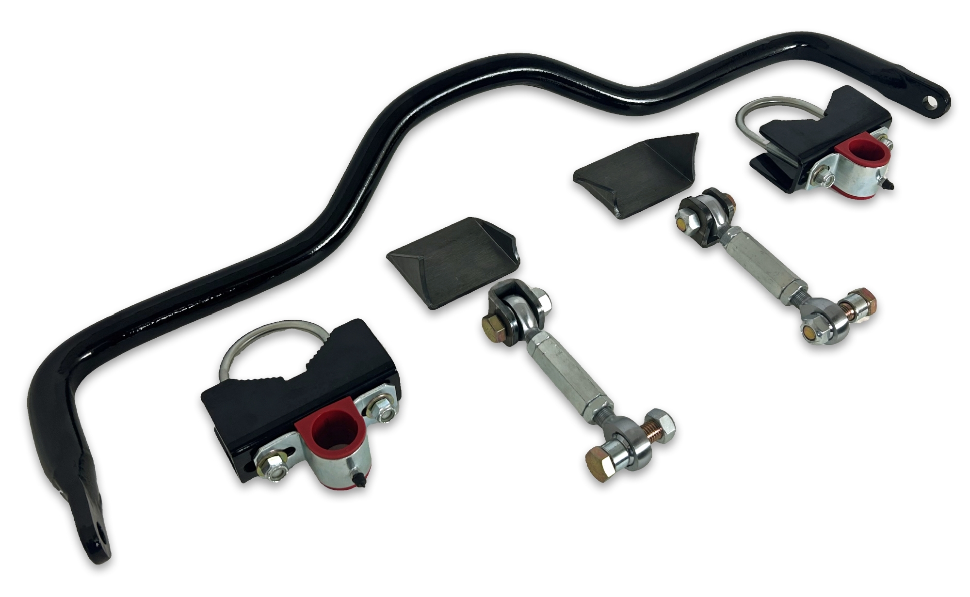 Pro-Series Rear Drag Sway Bar, 3.00" Axle Tubes, 1964-1967 GM A-Body, Black - 1964-1967 Pontiac LeMans - Image 2
